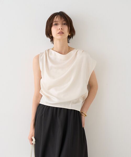 Rouge vif la cle / ルージュ・ヴィフ ラクレ シャツ・ブラウス | 【一部店舗限定】アシメドレープブラウス | 詳細1