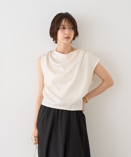 Rouge vif la cle / ルージュ・ヴィフ ラクレ シャツ・ブラウス | 【一部店舗限定】アシメドレープブラウス | 詳細2