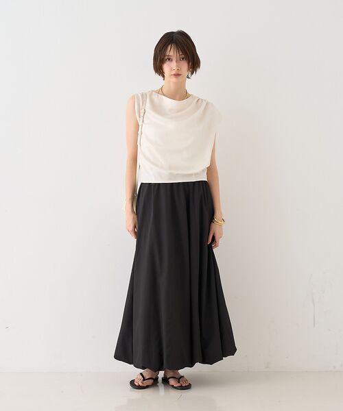 Rouge vif la cle / ルージュ・ヴィフ ラクレ シャツ・ブラウス | 【一部店舗限定】アシメドレープブラウス | 詳細9