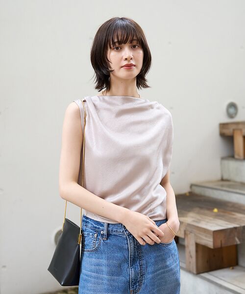 Rouge vif la cle / ルージュ・ヴィフ ラクレ シャツ・ブラウス | 【一部店舗限定】アシメドレープブラウス | 詳細13