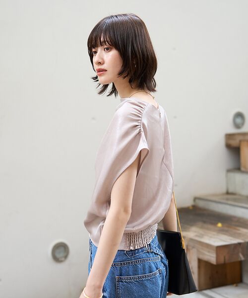 Rouge vif la cle / ルージュ・ヴィフ ラクレ シャツ・ブラウス | 【一部店舗限定】アシメドレープブラウス | 詳細16