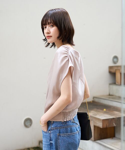 Rouge vif la cle / ルージュ・ヴィフ ラクレ シャツ・ブラウス | 【一部店舗限定】アシメドレープブラウス | 詳細17