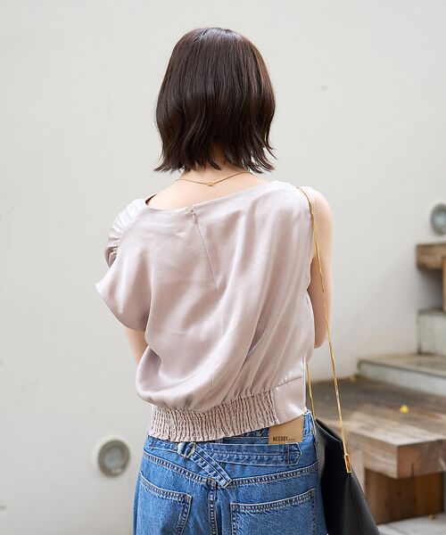 Rouge vif la cle / ルージュ・ヴィフ ラクレ シャツ・ブラウス | 【一部店舗限定】アシメドレープブラウス | 詳細19