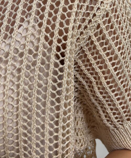 Rouge vif la cle / ルージュ・ヴィフ ラクレ ニット・セーター | 【一部店舗限定】メッシュニットポロシャツ | 詳細5