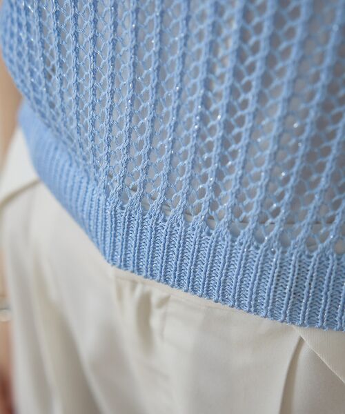 Rouge vif la cle / ルージュ・ヴィフ ラクレ ニット・セーター | 【一部店舗限定】メッシュニットポロシャツ | 詳細17