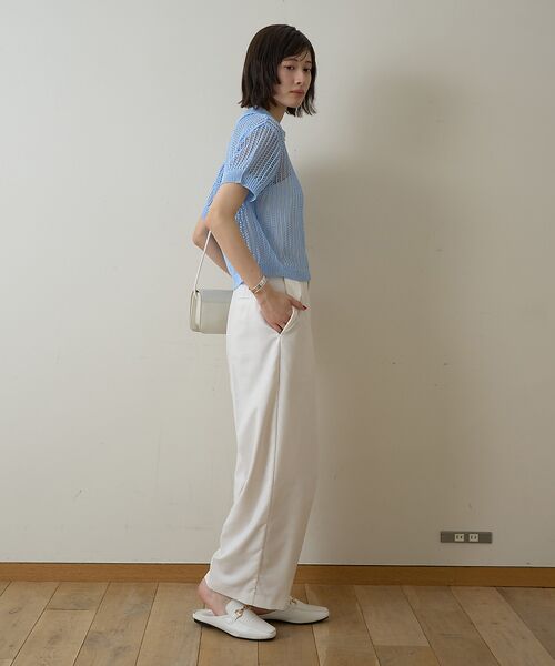 Rouge vif la cle / ルージュ・ヴィフ ラクレ ニット・セーター | 【一部店舗限定】メッシュニットポロシャツ | 詳細13