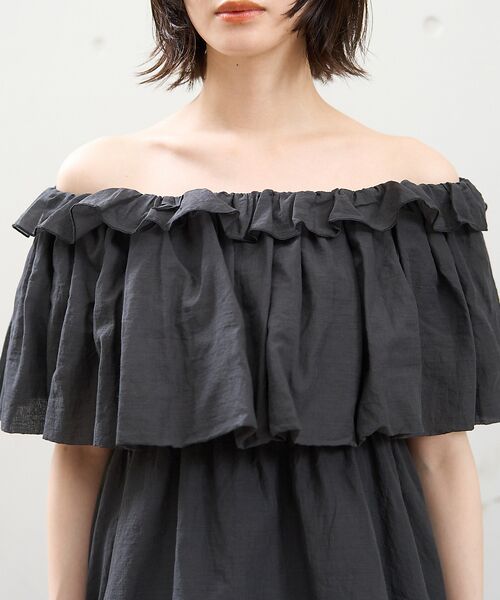 Rouge vif la cle / ルージュ・ヴィフ ラクレ シャツ・ブラウス | コットンオフショルバルーンブラウス | 詳細26