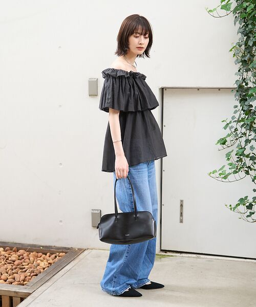 Rouge vif la cle / ルージュ・ヴィフ ラクレ シャツ・ブラウス | コットンオフショルバルーンブラウス | 詳細19