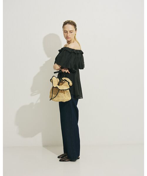 Rouge vif la cle / ルージュ・ヴィフ ラクレ シャツ・ブラウス | コットンオフショルバルーンブラウス | 詳細20