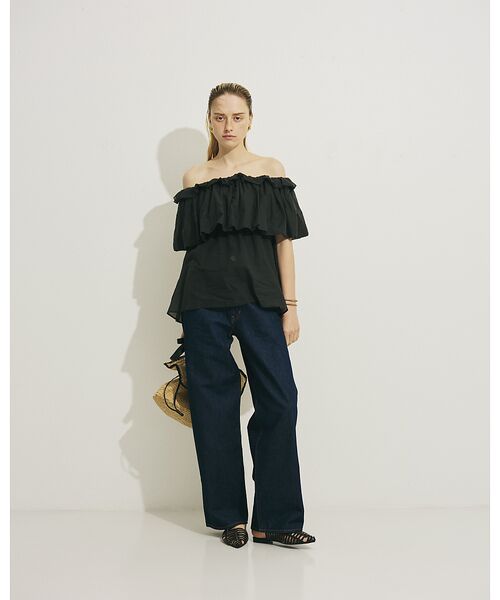 Rouge vif la cle / ルージュ・ヴィフ ラクレ シャツ・ブラウス | コットンオフショルバルーンブラウス | 詳細21