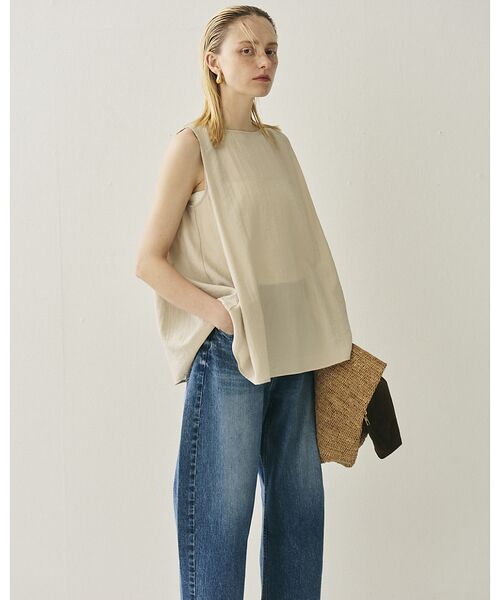 Rouge vif la cle / ルージュ・ヴィフ ラクレ シャツ・ブラウス | 前後2WAYノースリパールブラウス | 詳細17