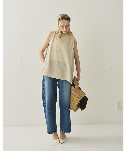 Rouge vif la cle / ルージュ・ヴィフ ラクレ シャツ・ブラウス | 前後2WAYノースリパールブラウス | 詳細18