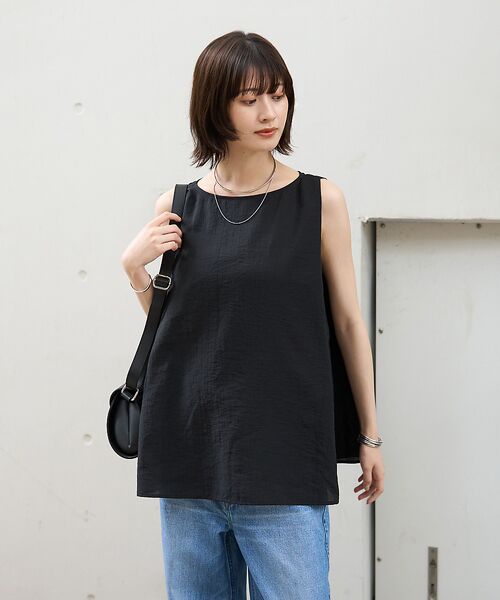 Rouge vif la cle / ルージュ・ヴィフ ラクレ シャツ・ブラウス | 前後2WAYノースリパールブラウス | 詳細19