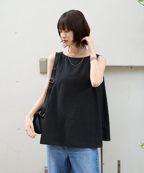 Rouge vif la cle / ルージュ・ヴィフ ラクレ シャツ・ブラウス | 前後2WAYノースリパールブラウス | 詳細20