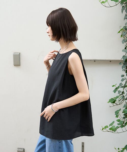 Rouge vif la cle / ルージュ・ヴィフ ラクレ シャツ・ブラウス | 前後2WAYノースリパールブラウス | 詳細21