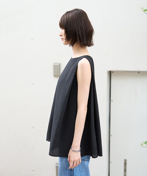 Rouge vif la cle / ルージュ・ヴィフ ラクレ シャツ・ブラウス | 前後2WAYノースリパールブラウス | 詳細25