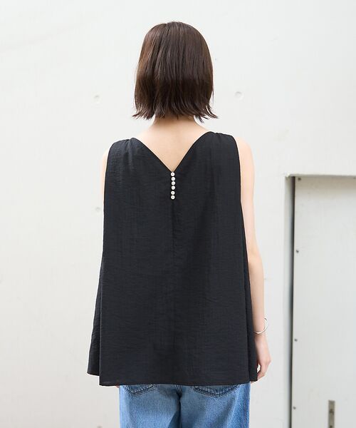 Rouge vif la cle / ルージュ・ヴィフ ラクレ シャツ・ブラウス | 前後2WAYノースリパールブラウス | 詳細26