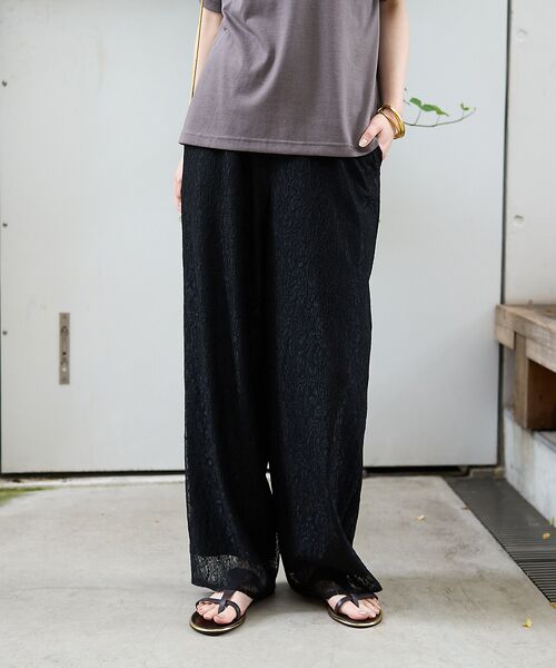 Rouge vif la cle / ルージュ・ヴィフ ラクレ パンツ | レースストレートパンツ | 詳細1