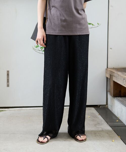 Rouge vif la cle / ルージュ・ヴィフ ラクレ パンツ | レースストレートパンツ | 詳細2