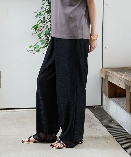 Rouge vif la cle / ルージュ・ヴィフ ラクレ パンツ | レースストレートパンツ | 詳細5