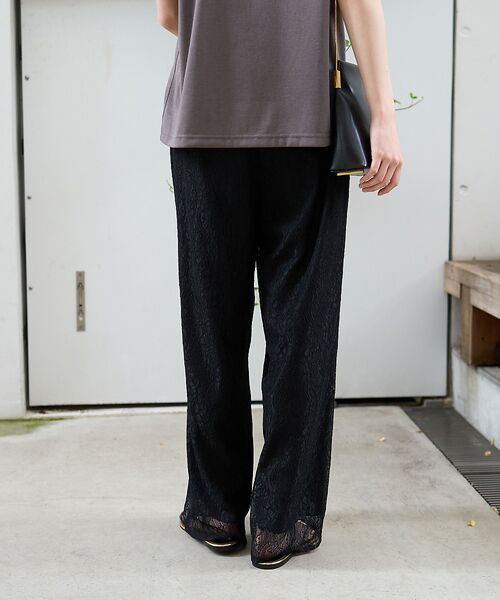 Rouge vif la cle / ルージュ・ヴィフ ラクレ パンツ | レースストレートパンツ | 詳細7