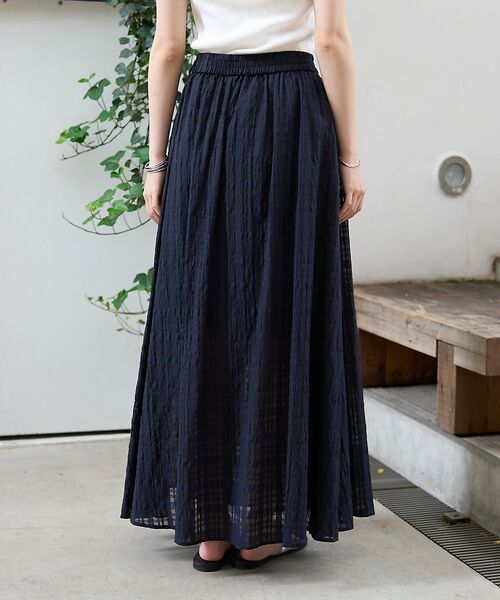 Rouge vif la cle / ルージュ・ヴィフ ラクレ ロング・マキシ丈スカート | ボリュームギャザーサイドスリットロングスカート | 詳細24