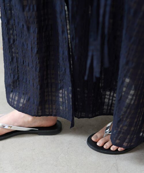 Rouge vif la cle / ルージュ・ヴィフ ラクレ ロング・マキシ丈スカート | ボリュームギャザーサイドスリットロングスカート | 詳細26