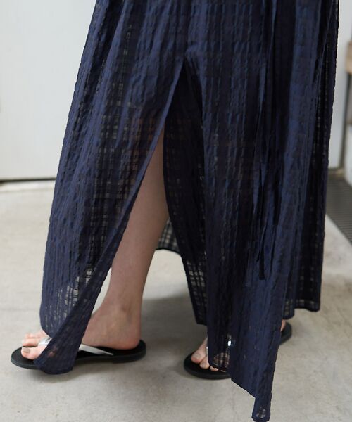 Rouge vif la cle / ルージュ・ヴィフ ラクレ ロング・マキシ丈スカート | ボリュームギャザーサイドスリットロングスカート | 詳細29