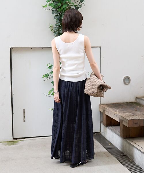 Rouge vif la cle / ルージュ・ヴィフ ラクレ ロング・マキシ丈スカート | ボリュームギャザーサイドスリットロングスカート | 詳細21