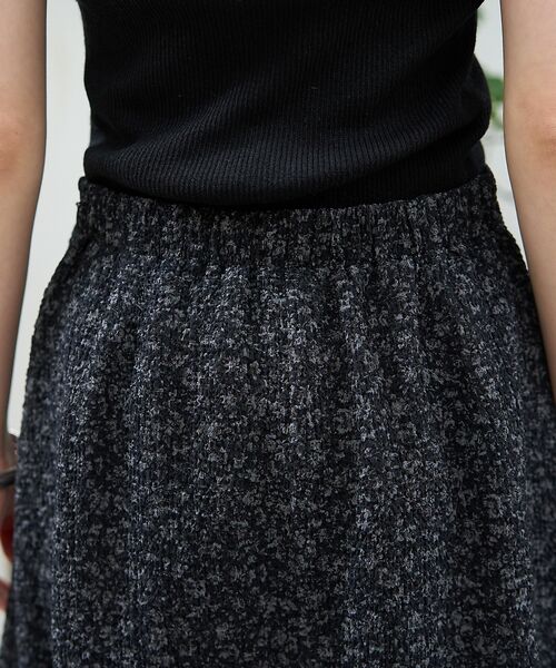 Rouge vif la cle / ルージュ・ヴィフ ラクレ ロング・マキシ丈スカート | ストレッチサッカープリントスカート | 詳細26