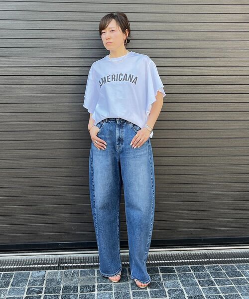 Rouge vif la cle / ルージュ・ヴィフ ラクレ デニムパンツ | 【RED CARD/レッドカード】Montana カーブバギーデニム | 詳細12