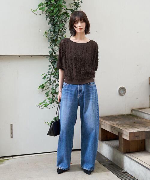 Rouge vif la cle / ルージュ・ヴィフ ラクレ デニムパンツ | 【RED CARD/レッドカード】Montana カーブバギーデニム | 詳細22