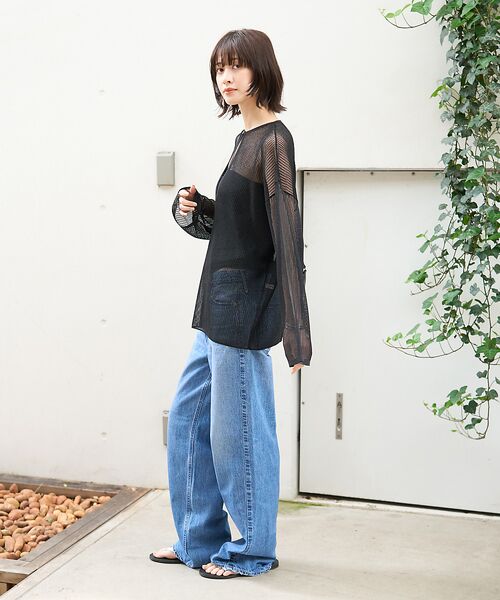 Rouge vif la cle / ルージュ・ヴィフ ラクレ デニムパンツ | 【upper hights/アッパーハイツ】THE NIECE MID-RISE | 詳細17