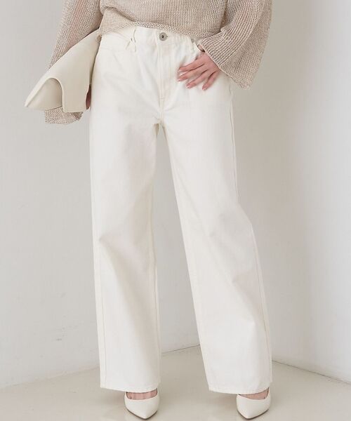 Rouge vif la cle / ルージュ・ヴィフ ラクレ デニムパンツ | 【追加】【新色登場】【upper hights/アッパーハイツ】THE NIEC（ホワイト）