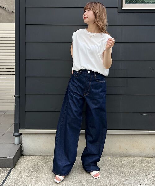 Rouge vif la cle / ルージュ・ヴィフ ラクレ デニムパンツ | 【NEEDBY heritage/ニードバイヘリテージ】KOH ワイドストレート | 詳細16