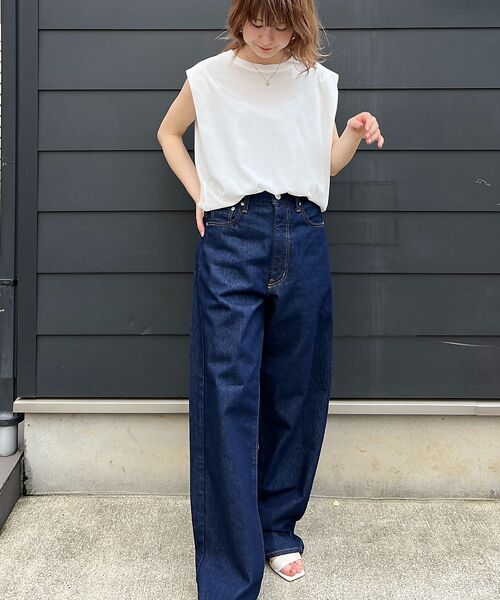 Rouge vif la cle / ルージュ・ヴィフ ラクレ デニムパンツ | 【NEEDBY heritage/ニードバイヘリテージ】KOH ワイドストレート | 詳細17