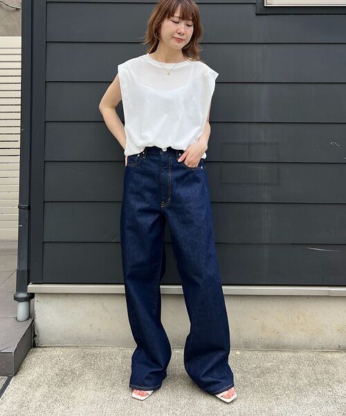 Rouge vif la cle / ルージュ・ヴィフ ラクレ デニムパンツ | 【NEEDBY heritage/ニードバイヘリテージ】KOH ワイドストレート | 詳細18