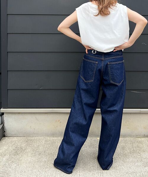 Rouge vif la cle / ルージュ・ヴィフ ラクレ デニムパンツ | 【NEEDBY heritage/ニードバイヘリテージ】KOH ワイドストレート | 詳細20