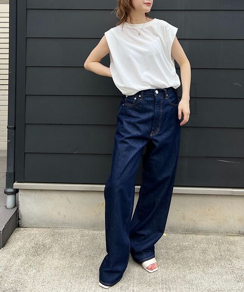 Rouge vif la cle / ルージュ・ヴィフ ラクレ デニムパンツ | 【NEEDBY heritage/ニードバイヘリテージ】KOH ワイドストレート | 詳細21