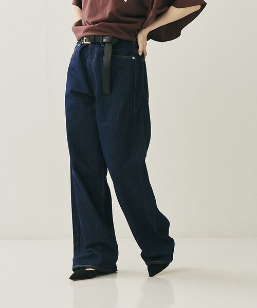 Rouge vif la cle / ルージュ・ヴィフ ラクレ デニムパンツ | 【NEEDBY heritage/ニードバイヘリテージ】KOH ワイドストレート | 詳細3