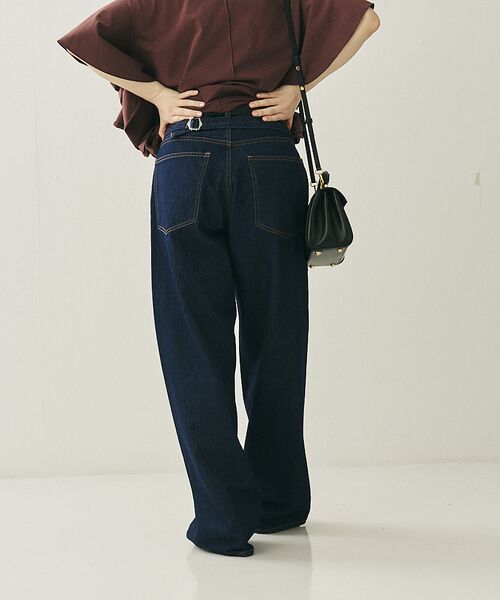 Rouge vif la cle / ルージュ・ヴィフ ラクレ デニムパンツ | 【NEEDBY heritage/ニードバイヘリテージ】KOH ワイドストレート | 詳細4