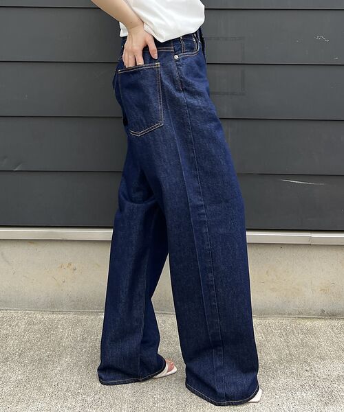 Rouge vif la cle / ルージュ・ヴィフ ラクレ デニムパンツ | 【NEEDBY heritage/ニードバイヘリテージ】KOH ワイドストレート | 詳細7