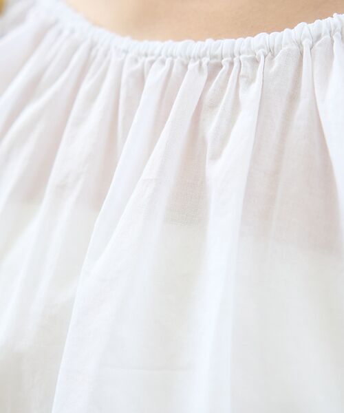 Rouge vif la cle / ルージュ・ヴィフ ラクレ シャツ・ブラウス | コットンギャザーパフブラウス | 詳細12