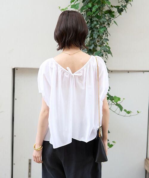 Rouge vif la cle / ルージュ・ヴィフ ラクレ シャツ・ブラウス | コットンギャザーパフブラウス | 詳細6