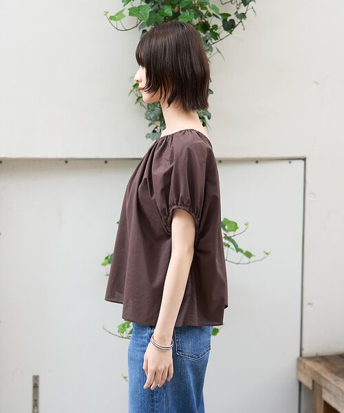 Rouge vif la cle / ルージュ・ヴィフ ラクレ シャツ・ブラウス | コットンギャザーパフブラウス | 詳細23