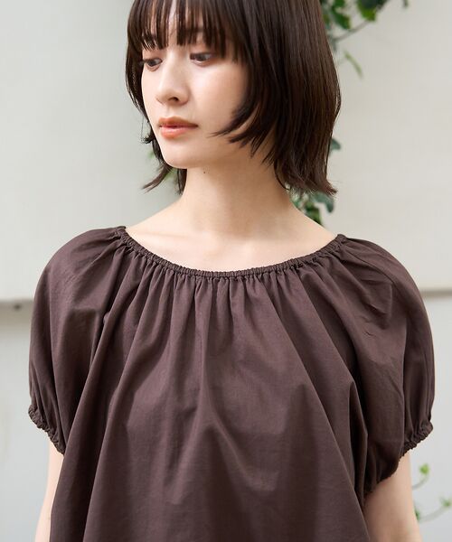 Rouge vif la cle / ルージュ・ヴィフ ラクレ シャツ・ブラウス | コットンギャザーパフブラウス | 詳細26