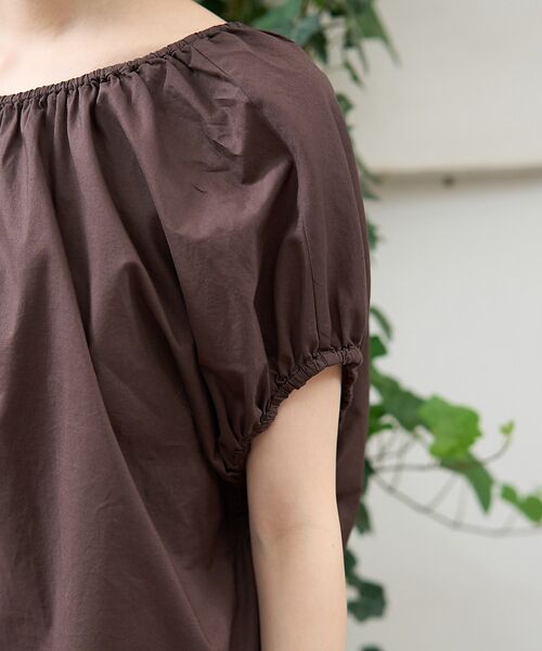 Rouge vif la cle / ルージュ・ヴィフ ラクレ シャツ・ブラウス | コットンギャザーパフブラウス | 詳細27