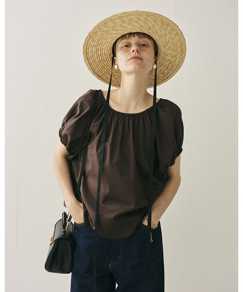 Rouge vif la cle / ルージュ・ヴィフ ラクレ シャツ・ブラウス | コットンギャザーパフブラウス | 詳細15