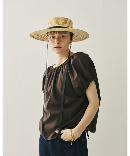 Rouge vif la cle / ルージュ・ヴィフ ラクレ シャツ・ブラウス | コットンギャザーパフブラウス | 詳細16