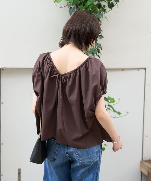 Rouge vif la cle / ルージュ・ヴィフ ラクレ シャツ・ブラウス | コットンギャザーパフブラウス | 詳細17